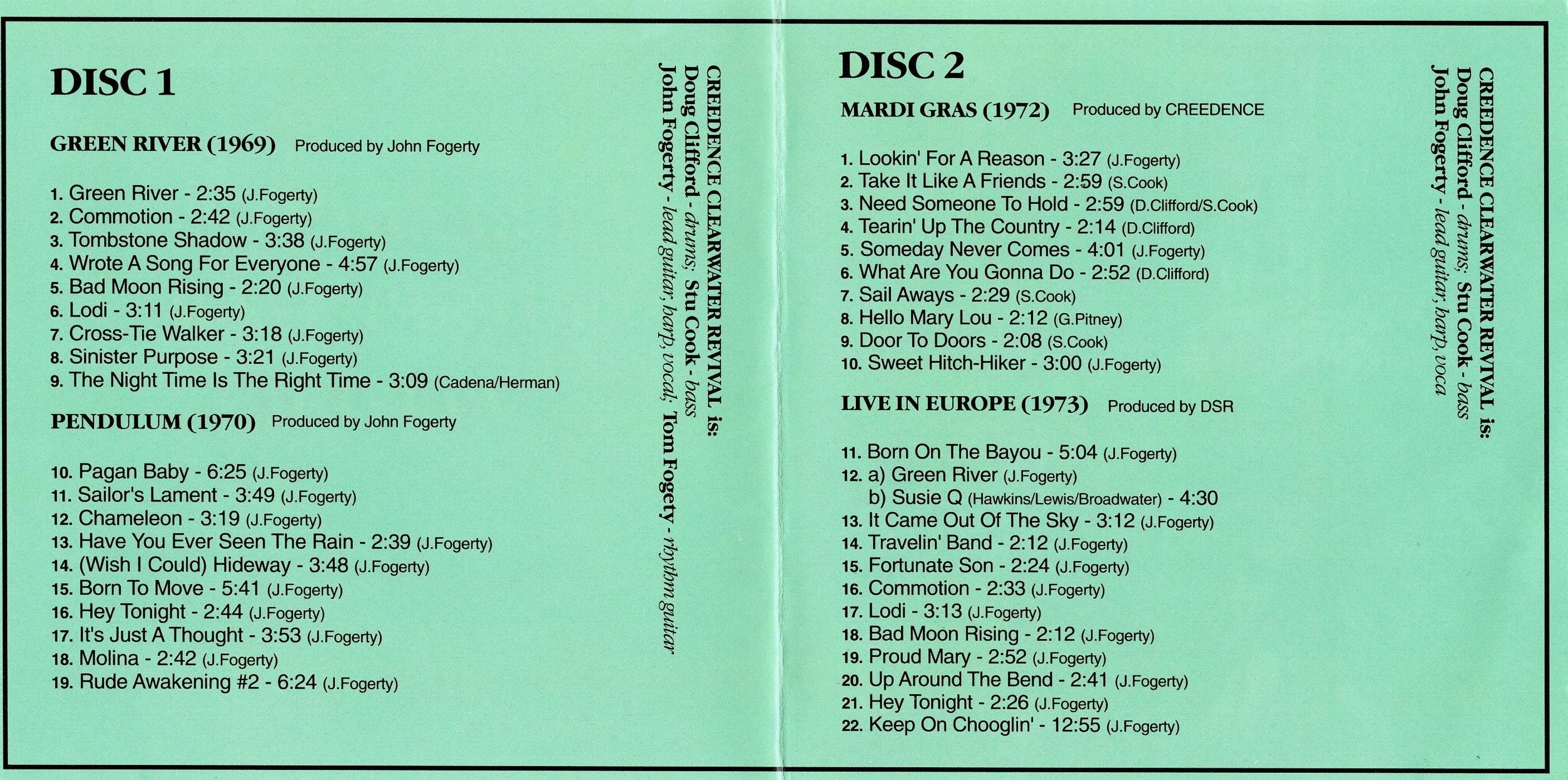 Creedence Clearwater Revival Creedence Collection Vol 3and4 [booklet02 rus]